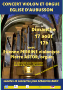 photo Concert orgue et violon