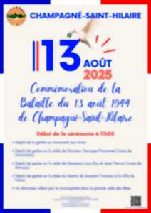 photo Commémoration de la bataille de Champagné-Saint-Hilaire