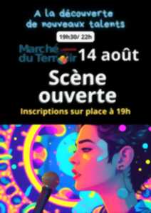 photo Scène ouverte au Marché du terroir