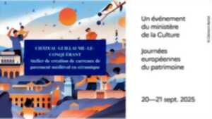 photo Journées européennes du Patrimoine: Atelier de création de carreaux de pavement médiéval en céramique
