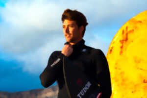 photo Marie-Pierre Abgrall et Clément Roseyro sur l'Anglet Surf Avenue