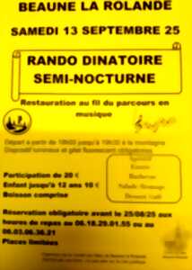 Rando dinatoire semi-nocturne