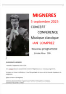 photo Concert conférence - Musique classique Ian LOMPREZ
