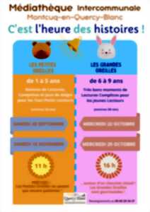 photo C'est l'heure des histoires : les Petites Oreilles (1 - 5 ans)