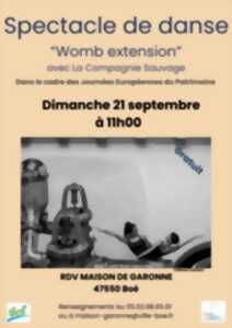 photo Journées du Patrimoine : Spectacle de danse avec la Compagnie Sauvage - Maison Garonne