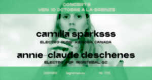 photo Camilla Sparkness + Annie Claude Deschênes en concert à la Grenze