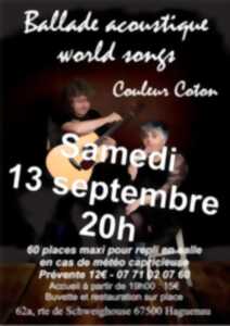 photo Concert - Ballade Folk World song
