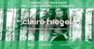 photo Claire Hiegel duo : concert en terrasse à La Grenze