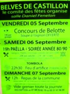 photo Fête à Belves-de-Castillon