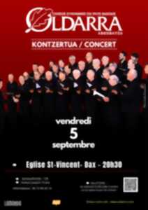 photo Choeur basque OLDARRA en concert