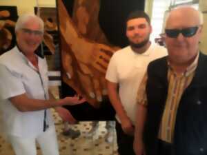 photo Exposition - Marqueterie de cuir