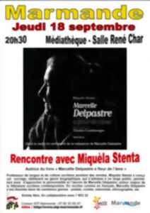 photo Rencontre avec l'auteur Miquèla Stenta à la Médiathèque