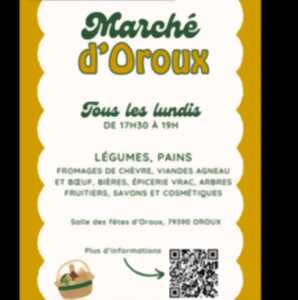 photo Marché hebdomadaire d'Oroux (lundi)