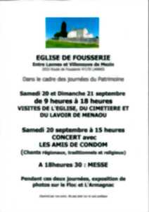 photo Visite, concert et messe à l'église de Fousserie.