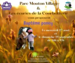 photo Baptême en poney au parc Mouton Village