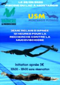 photo 3ème relais d'apnée - 12 heures pour la recherche contre la mucoviscidose