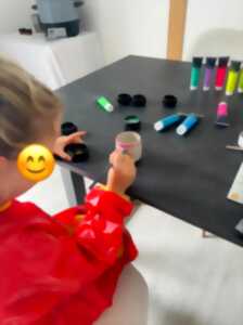 photo Atelier enfant - création bougie