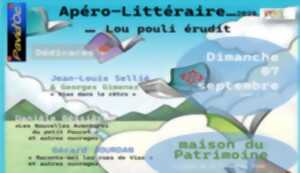 photo APÉRO LITTÉRAIRE - MAISON DU PATRIMOINE
