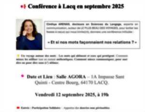 photo Conférence : Et si nos mots façonnaient nos relations ?