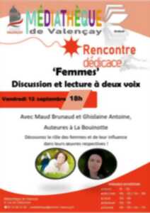 photo Rencontre dédicace 'Femmes' Discussion et lecture à deux voix