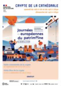 photo Journées européennes du patrimoine à la crypte de la cathédrale
