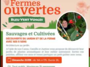 photo Week-end Fermes ouvertes Bleu Vert Vosges - Découverte du jardin et de la ferme avec ses 5 sens