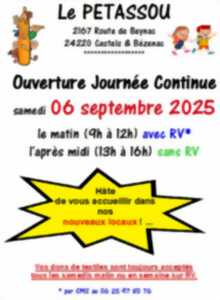 photo Ouverture en journée continue du Pétassou