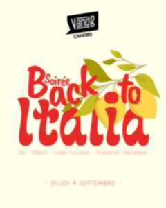 photo Soirée back to Italia au V and B