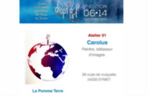 photo Dropt'Art | Carolus - atelier et vernisage - peintre & bâtisseur d'images
