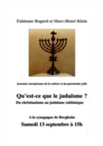 photo Journées européennes de la culture et du patrimoine juifs à l’ancienne synagogue de Bergheim