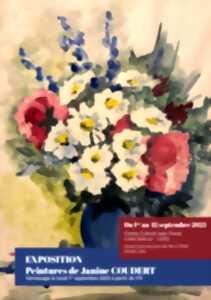 photo Exposition peintures de Janine Coudert