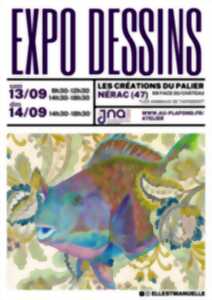 photo Exposition Dessins : Journées nationales des artistes