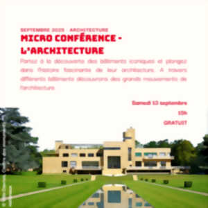 photo Micro-conférence- L'architecture à la Micro-Folie