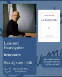 photo Rencontre avec Laurent Mauvignier