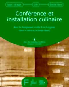 photo Conférence et installation culinaire