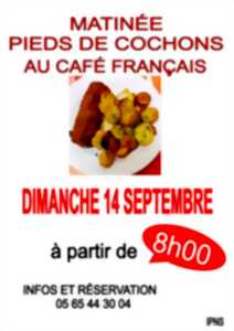 photo Matinée Pieds de cochons au Café Français