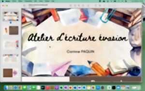 photo ATELIER D'ECRITURE EVASION