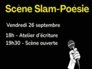 photo Atelier d'écriture et scène ouverte slam
