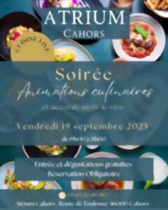 photo Soirée animations culinaires et vins