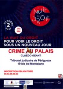 photo Crime au palais à Périgueux - CLUEDO GEANT