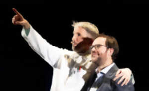 photo Guillaume Meurice & Eric Lagadec Vers l’Infini…(Mais pas au-delà)
