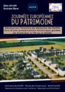 photo Journées Européennes du Patrimoine Domaine de Roiffé