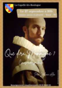 photo Causerie-spectacle: Que dira Montaigne?