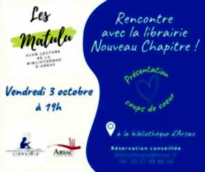 photo Rencontre avec la librairie Nouveau Chapitre !