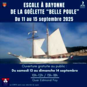 photo Escale à Bayonne : La goélette Belle poule
