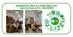photo Atelier graines, à la Coop des Luys
