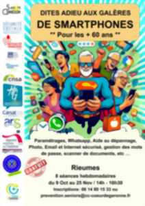 photo DITES ADIEU AUX GALÈRES DE SMARTPHONES ** POUR LES + 60 ANS **