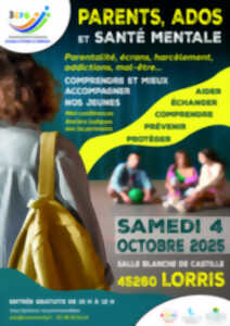 photo Conférence et ateliers : Parents, ados et santé mentale: comprendre et mieux accompagner nos jeunes