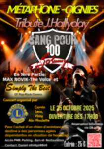 photo Tribute J.Hallyday - Sang pour 100