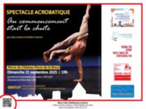 Spectacle acrobatique : « Au commencement était la chute »